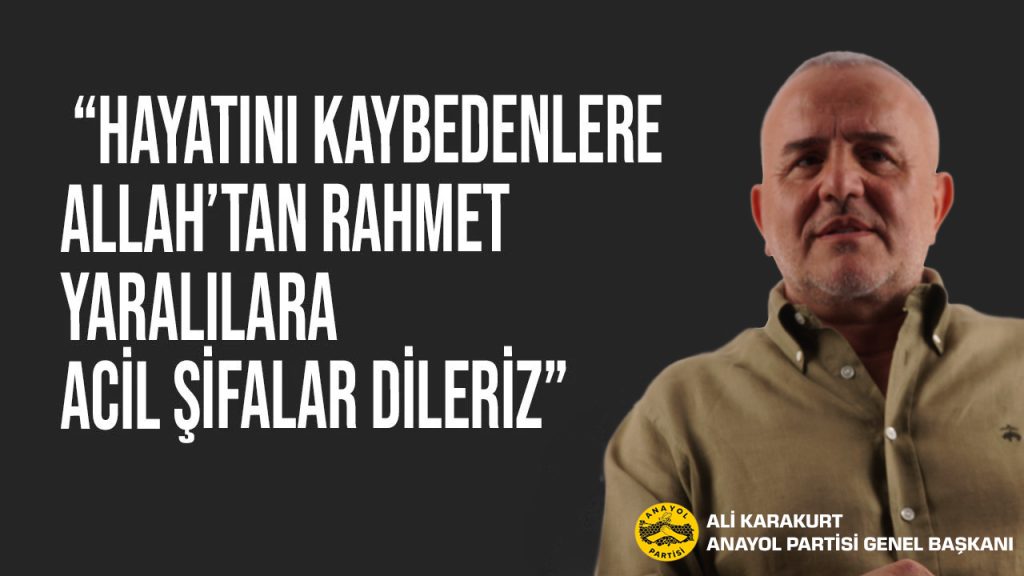 Bolu Kartalkaya Otel Yangınına İlişkin Taziye Mesajı