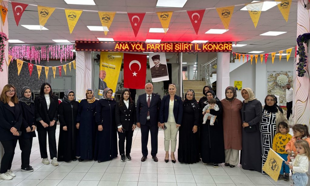 Anayol Partisi Siirt İl Kongresi Gerçekleştirildi